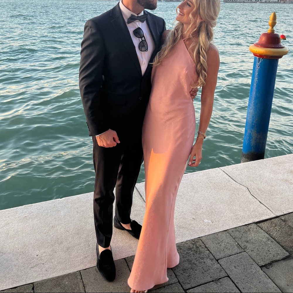 Michael Costello Revolve Wedding Guest Dress.